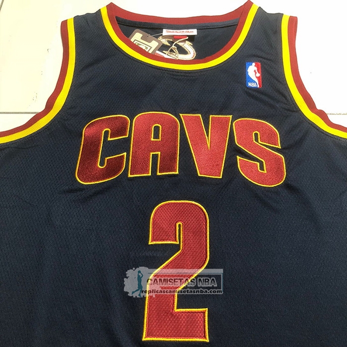 Camiseta Cleveland Cavaliers Kyrie Irving NO 2 Mitchell & Ness 2011-12 Azul